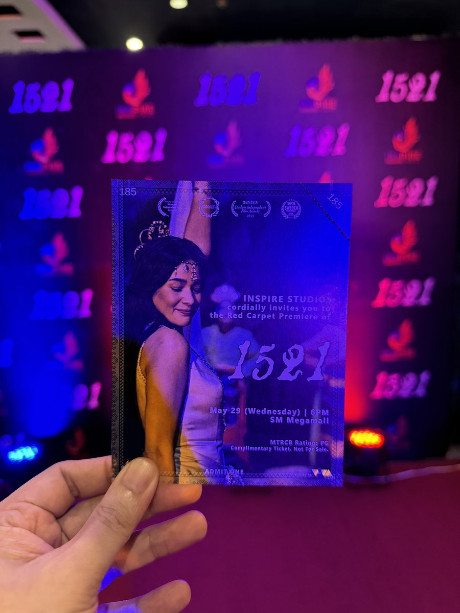We are here at 1521 (Premiere Night) Showing June 5 in Cinemas