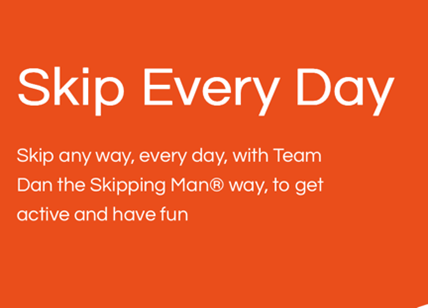 Dan_DTSM's tweet photo. June is a super sporty month for all schools but budgets are tight. At Dan the Skipping Man® we have developed #SkipEveryDay and It’s FREE and everyone can skip for 1-10 minutes a day – join in by posting on social media using #SkipEveryDay to show us how your school is doing! https://t.co/4wLBsmdVC0