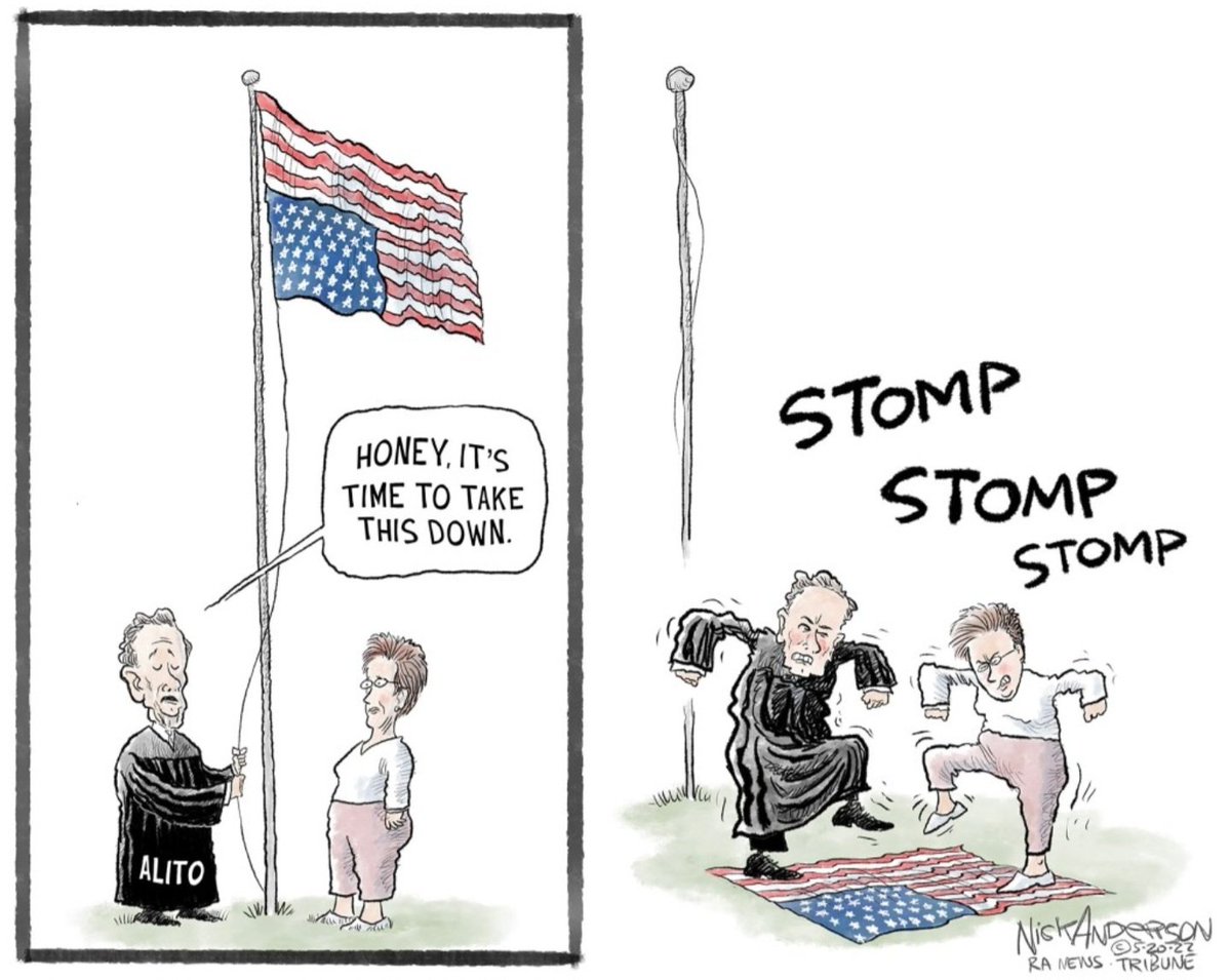 fabuliner17's tweet photo. 🧐Anyone surprised #JusticeAlito
inverted the same flag that #Jan6
Insurrectionists "beat police" with
...ISN'T PAYING ATTENTION‼️‼️
🔥#SCOTUSIsCompromised🔥
⚖️🦨 #ScotusStenchBench 🦨⚖️ https://t.co/Gu8UerQoix
