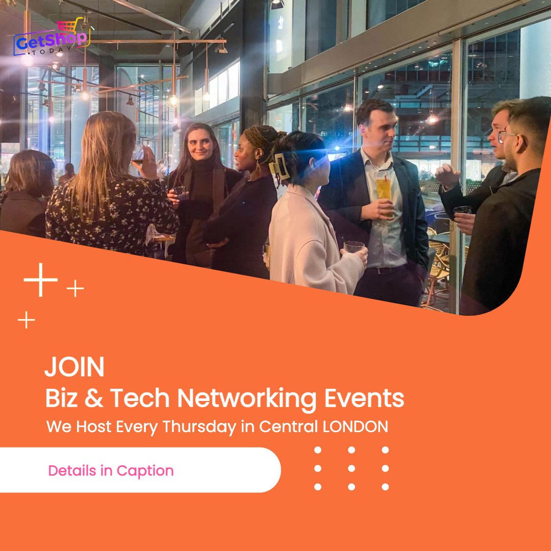 Join us Thursdays in central London for tech & business networking at the Refinery, same building as Facebook. Co-hosted by startup card1.io (digital business card). Registration: ylink.biz/16qx8f #london #networking #startup #networkinglondon #londonevents