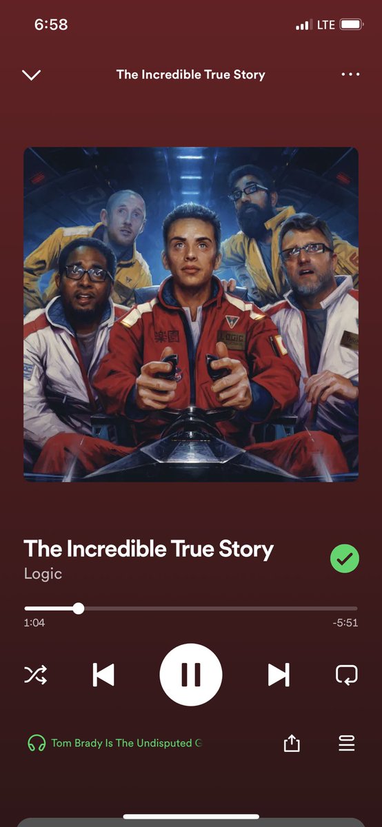 Listening to one Logic album at work a day (Monday through Friday) in chronological order: now playing, The Incredible True Story.  #Rattpack