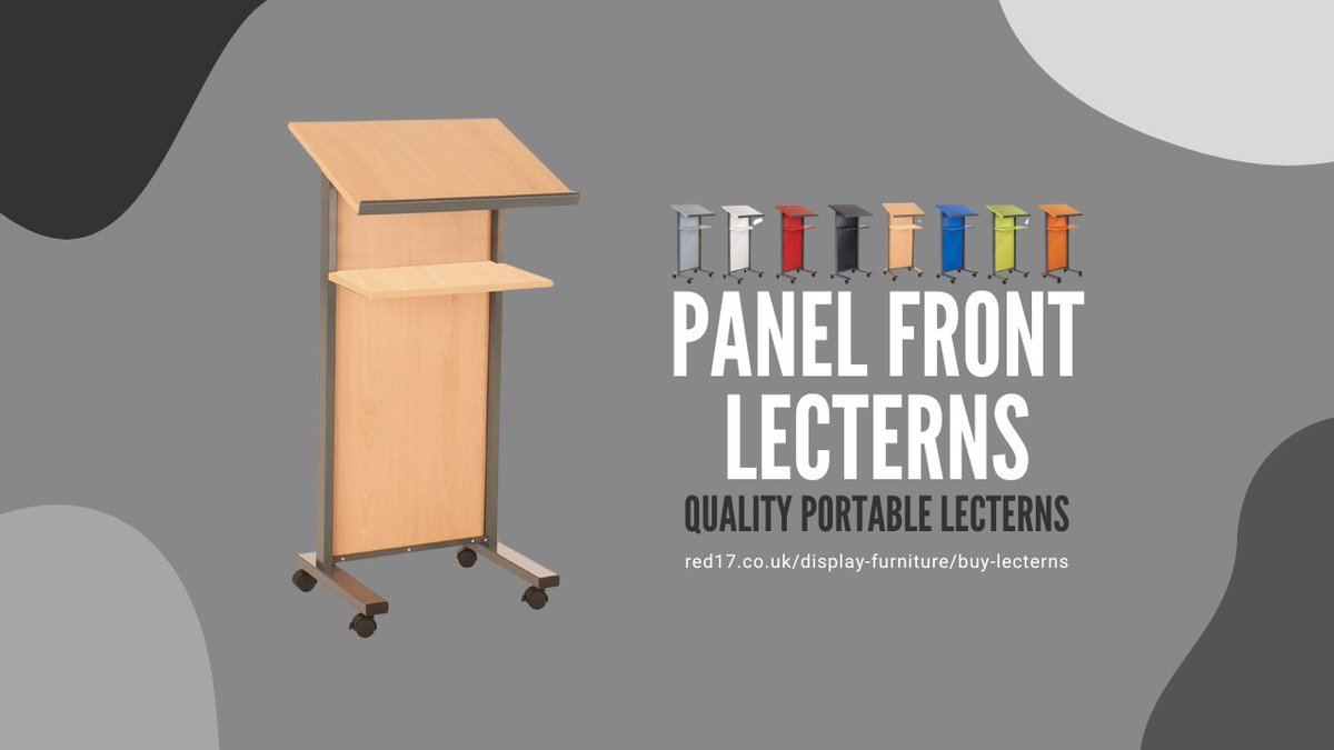 #lecterns #portable #presentation #podiums  red17.co.uk/display-furnit…