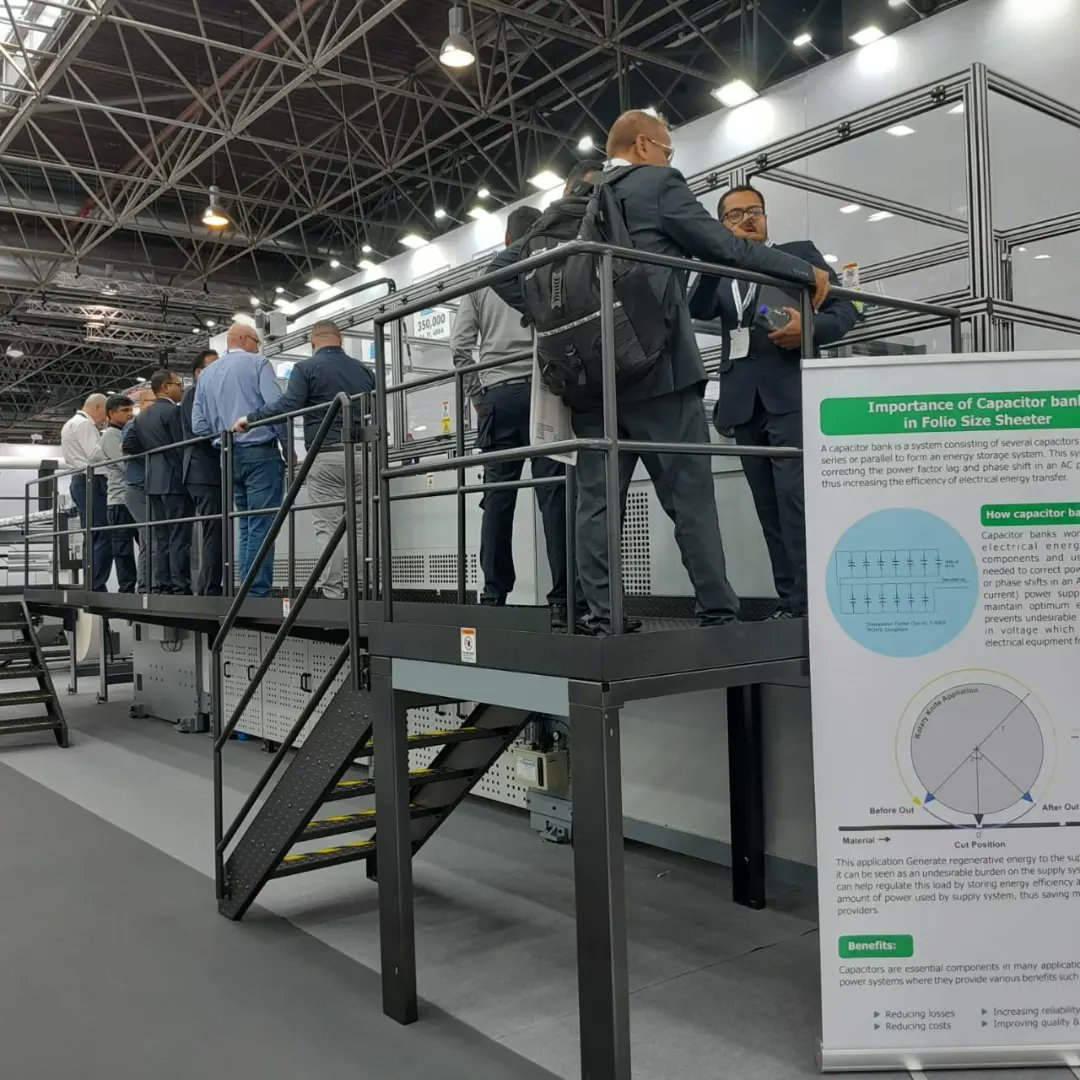 lineomatic's tweet photo. Day 2 at Drupa 2024:
The excitement continues at the bustling Line O Matic booth! Stop by to see cutting-edge solutions in action!
@lineomatic #drupa2024 #Day2 #Germany #Stationery #Converting #packaging #printing #livedemonstrations https://t.co/EW6kFczawz