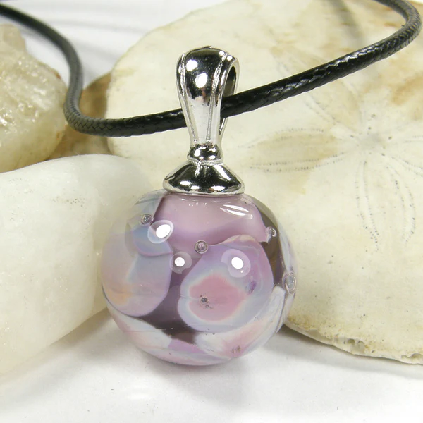 covergirlbeads.com/collections/ar… @Covergirlbeads #EJWTT #LampworkNecklaces #LavenderNecklaces