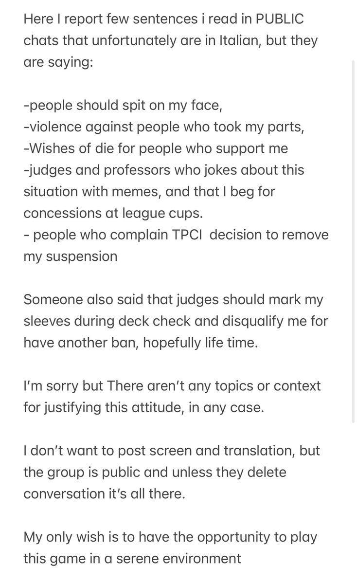 Apparently tpci and <a href="/playpokemon/">Play Pokémon</a> decision that my swap wasn’t cheating is not enough to stop people from spreading hate and violence. 

Sorry, but “context” is not enough