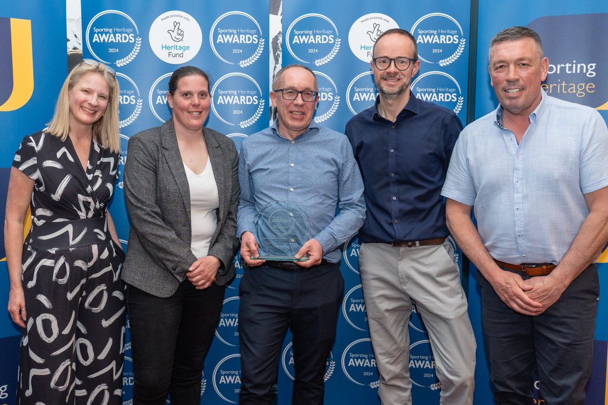 Celebrating Sporting Heritage in Schools Award Winner: @Eagles_Found, @SheffieldEagles & @literacykicks. They delivered literacy workshops & rugby coaching to 9 primary schools in Sheffield, promoting literacy through sports journalism. Thanks for your impactful work! #SHAwards