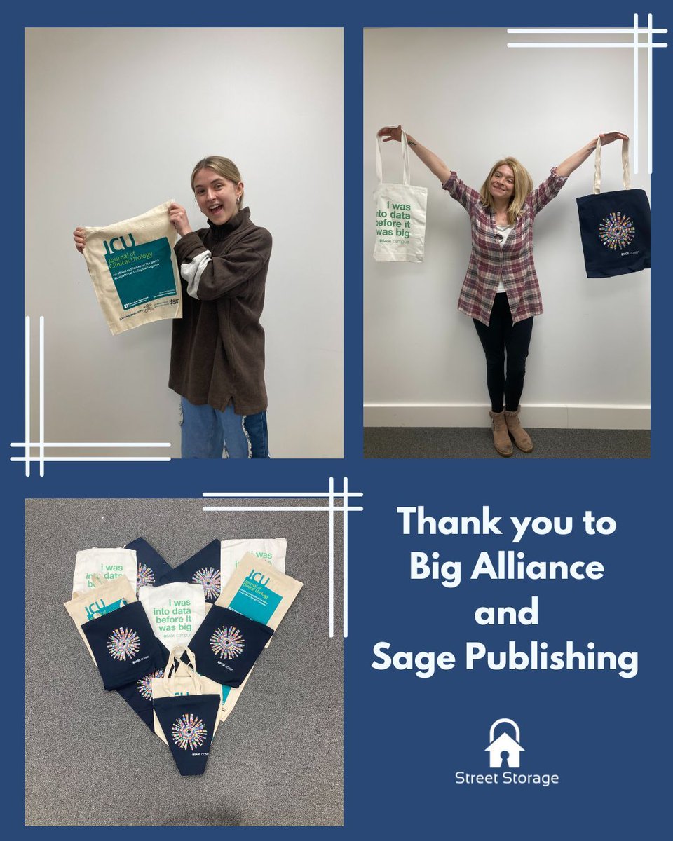 1/3 An offer was put out by Luke from @TheBIGAlliance to a number of charities based in the Islington area of over 2000 tote bags on offer for free from @Sage_Publishing. 🛍️