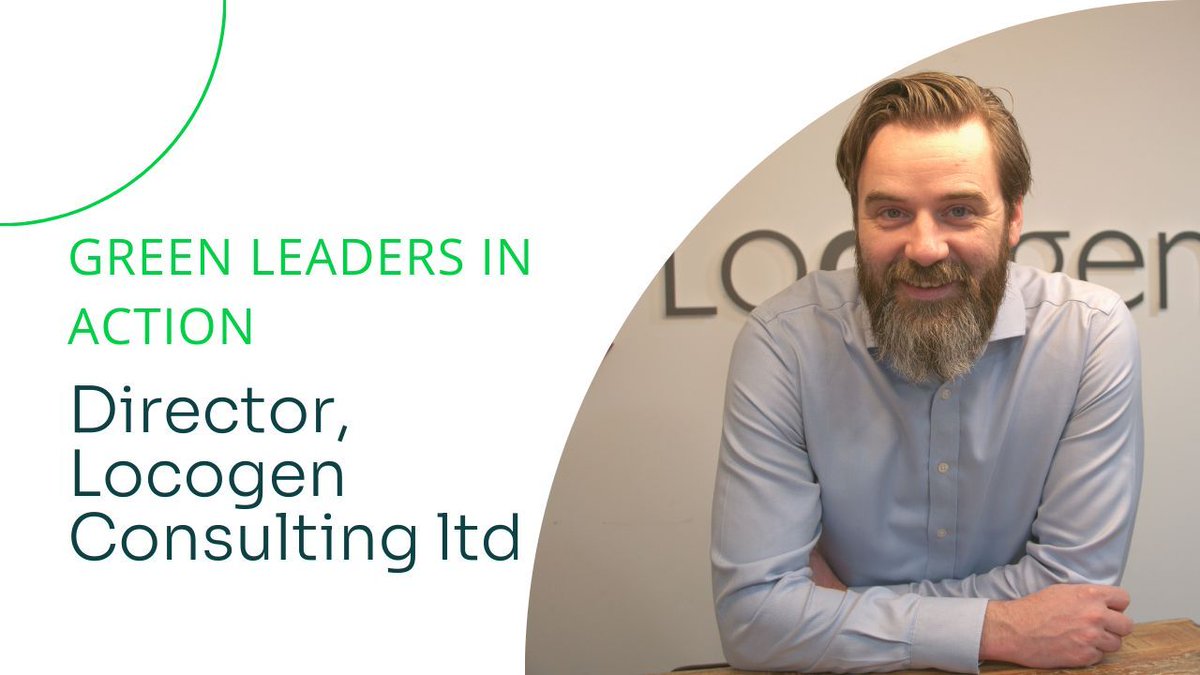 In the next video of the Green Leaders series, we feature David Linsley Hood CEnv the Director of @Locogen Learn from his insights and experiences in the field of sustainability in the video 👉 buff.ly/3yxDqsB #environmentalcareer #greenskills #sustainability