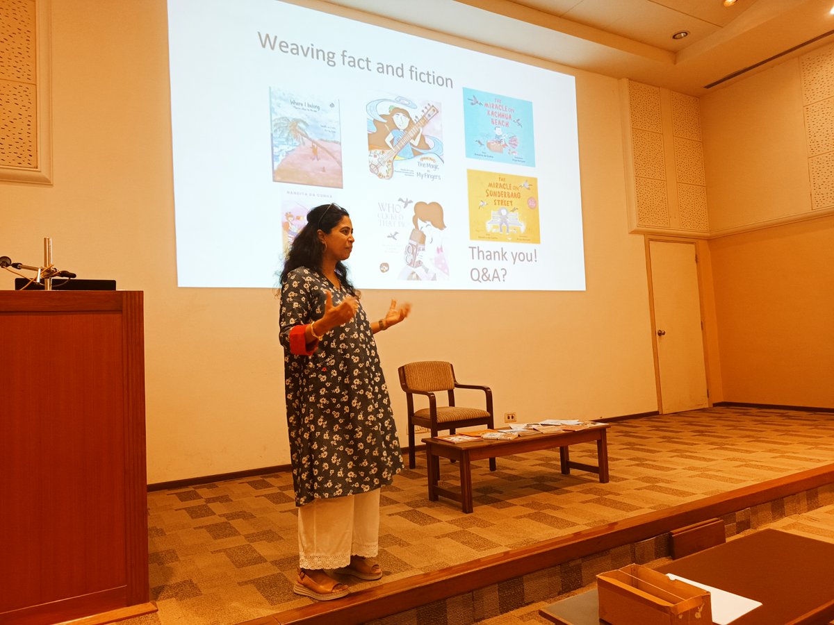NehruCenLib's tweet image. Let's Read Together @ Nehru Centre Library

Day 3 of the Summer Book Reading Club had the lovely Nandita da Cunha talk about her book The Miracle on Kachhua Beach. 

We also did a drawing activity at the end of the talk.

#AfrozShah #VersovaBeach #MiracleBookSeries #beachcleaning