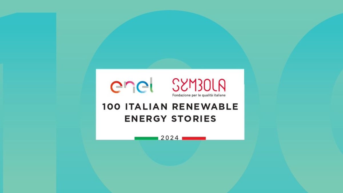 Le 100 storie italiane dell’energia rinnovabile scelte da @EnelGroupIT e @SymbolaFondazio Italia prima per la raccolta e il riciclo di moduli fotovoltaici e seconda nell’Ue per la produzione di tecnologie rinnovabili con 37.655 imprese greenreport.it/news/green-eco… @erealacci