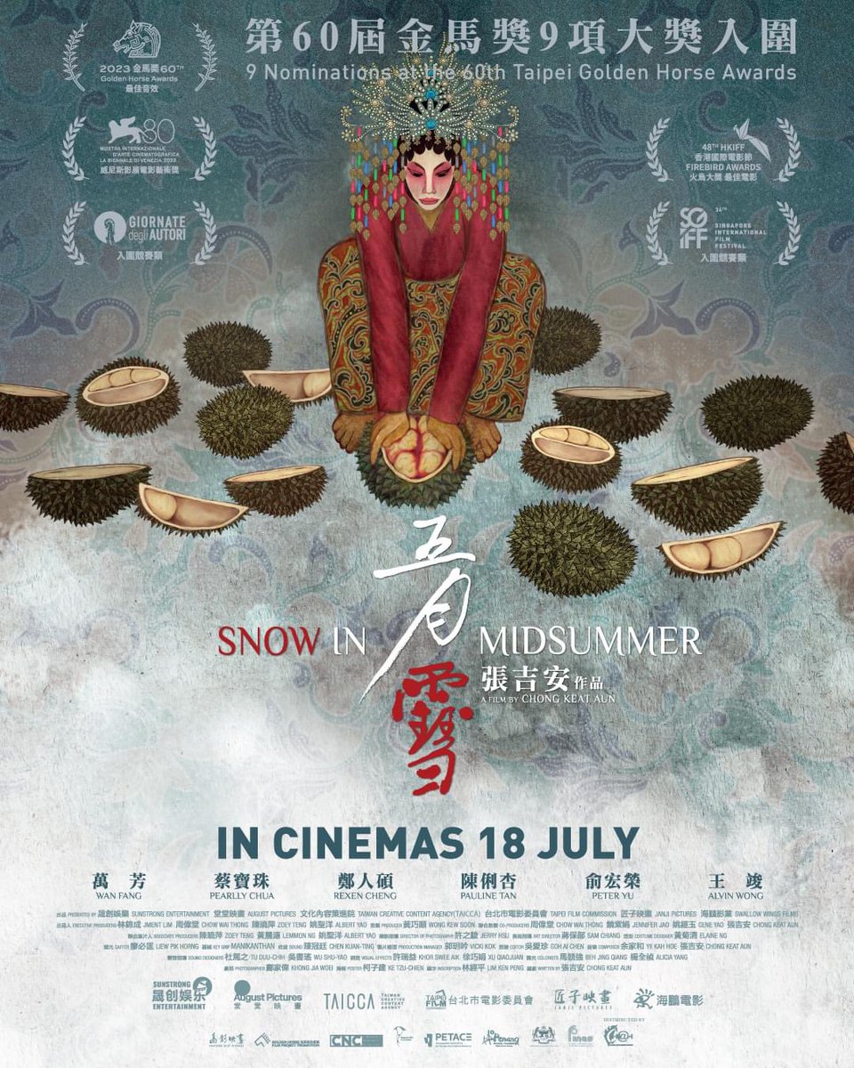 Golden Horse director Chong Keat Aun is back with another masterpiece! Following the international success of 'The Story of Southern Islet,' his second acclaimed film, '#SnowInMidsummer,' has toured 16 international film festivals and is finally set to release in GSC this 18th