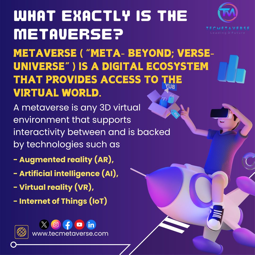 tecmetaverse's tweet photo. Exploring the Metaverse: Your Gateway to a Boundless Digital Universe.
#metaverseexplained #DigitalUniverse #virtualworld #FutureOfTech #beyondreality #digitalfrontier #virtualrealityexperience #metaversejourney #TechRevolution #infinitepossibilities #tecmetaverse https://t.co/y3IHtZP6vw