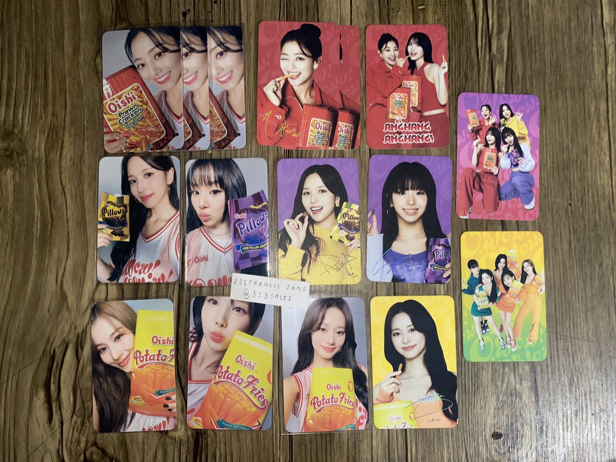 glassyul_'s tweet photo. wts lfb ph

oishi twice photocards

snacktacular - ₱100, 90 if 2-up
o wow - ₱40, 30 if 2-up

extra cards
loc: manila
can do meet up, sdd, j&amp;t (sf by buyer)

dm/reply if interested

jihyo mina chaeyoung sana tzuyu nayeon anghang anghang cheesy chessy unit corny corny sweet sweet https://t.co/uCdMyarjAU