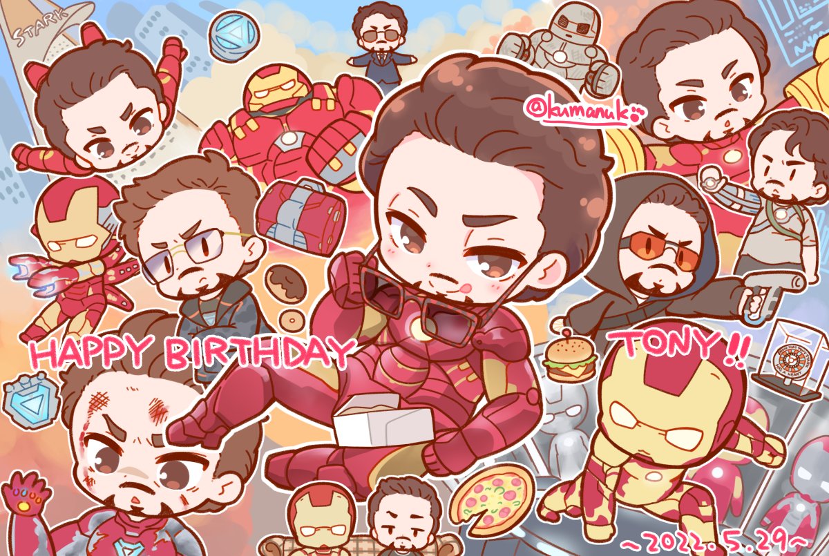 過去絵でごめんね！！💦
Happy birthday Tony  Stark!!!❤️💛
#Ironman #TonyStark