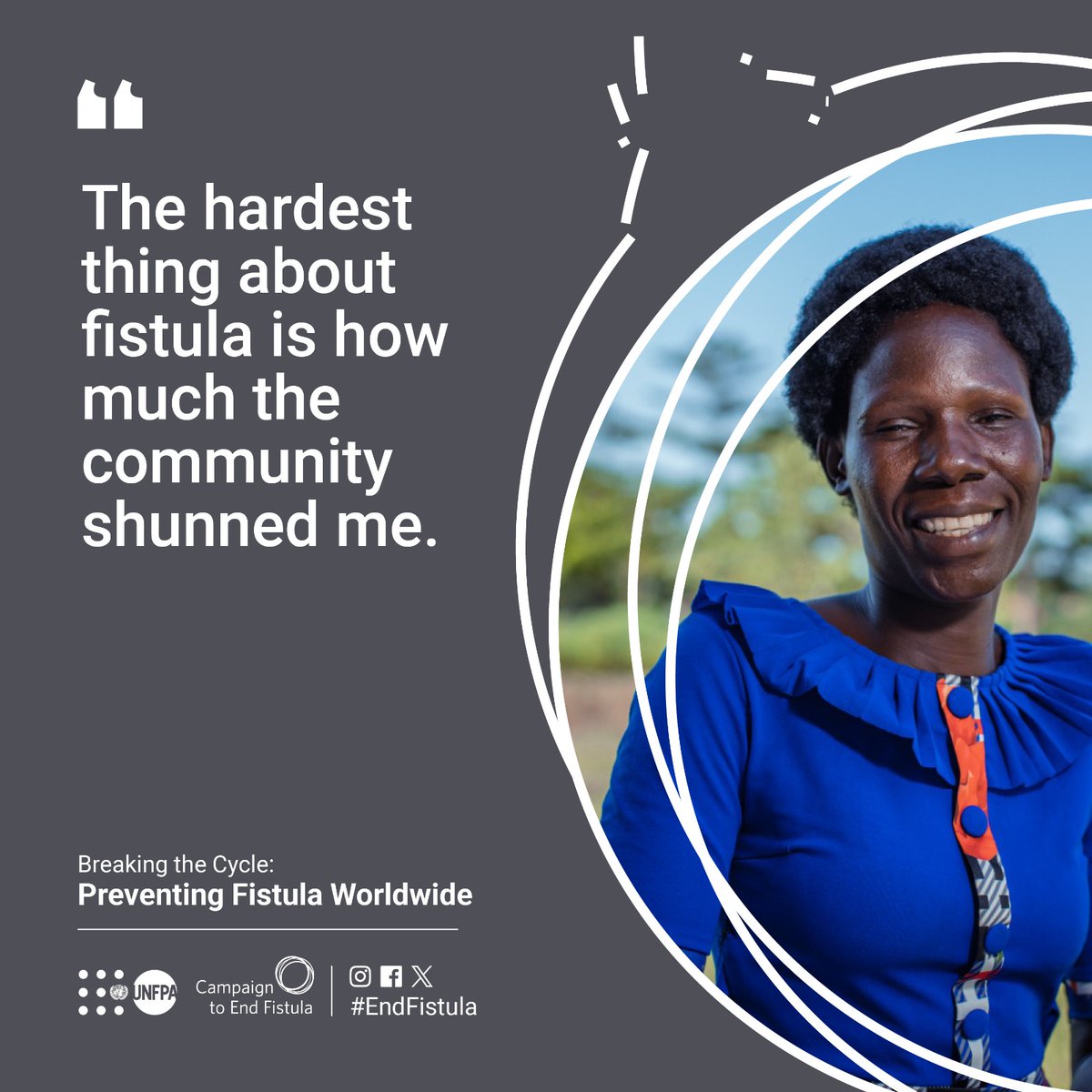 Women living with Fistula share their experiences. 
You and I have a role to play in ending stigma against this condition so as to create a strong supportive community, and safety net is very crucial.

#EndFistula
