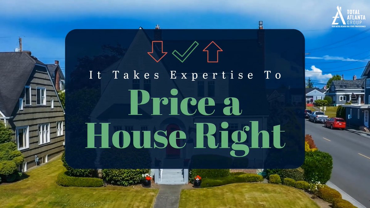 🎥NEW VIDEO!🎥
It takes expertise to price a house right. Let’s connect to make sure you’re setting a price that attracts buyers and helps your house sell fast.
#sellyourhouse
#atlantarealestate
#totalatlantagroup
youtu.be/WqvHxyf2qYY