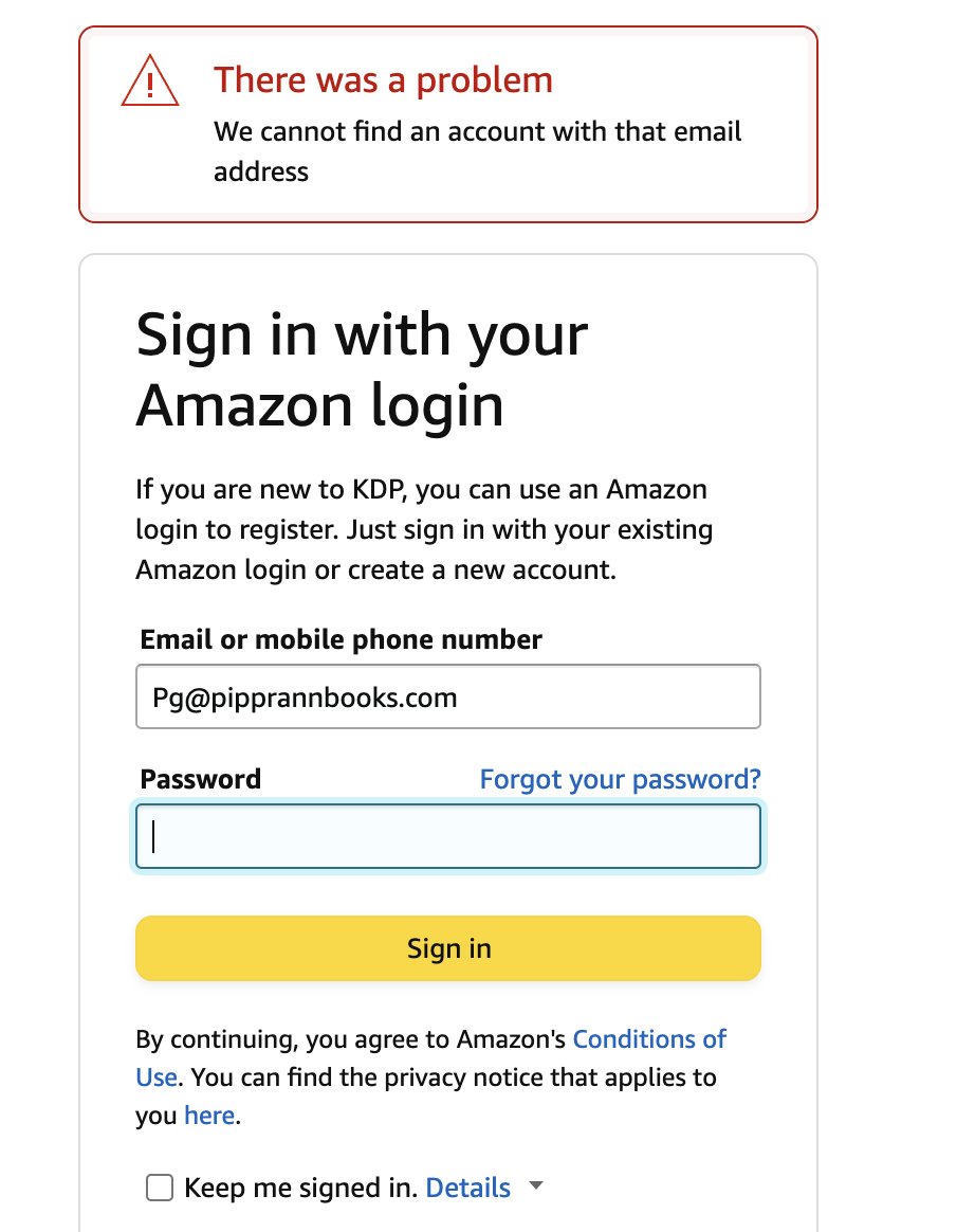 Dear @AmazonKDP Im reaching out on behalf of @PrabhuGuptara. He is unable to sign into his account and he is unable to reach amazon support since he is unable to sign in. Could you pls tell us how we can reach out for help?