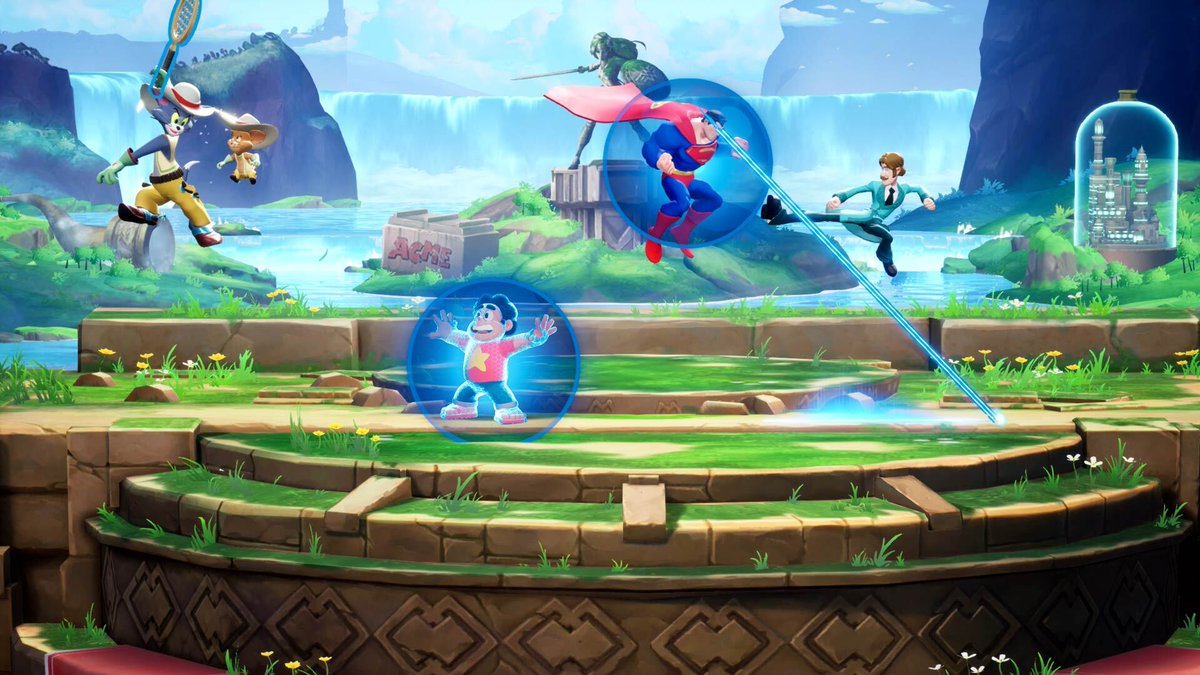 denfaminicogame's tweet photo. 【無料】「スーパーマン」や「トムとジェリー」がハチャメチャに殴り合う対戦アクションゲーム『マルチバーサス』が日本国内でも配信開始
https://t.co/imPIb0RpTi

ワーナー・ブラザースのバッグス・バニーやジョーカーなどのDCキャラクターたちが集結。それぞれがユニークな戦闘方法で戦い合う https://t.co/s7H43dKN39