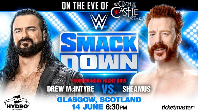 Los afortunados que vayan a Clash in the Castle tendrán un Drew McIntyre vs. Sheamus al terminar el #SmackDown previo. Un dark match que entra de cojones.