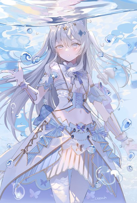 「blush underwater」 illustration images(Latest)