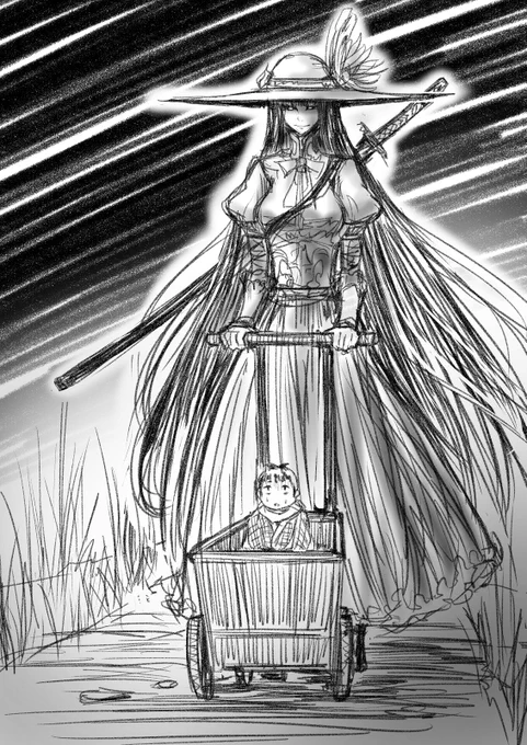 #デカ女ブーム
子連れ八尺様再掲 