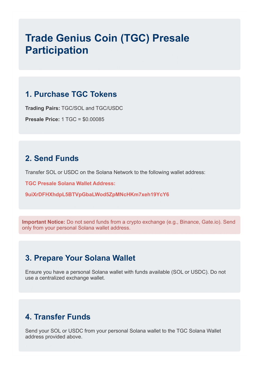 Trade Genius Coin (TGC) (@TradeGeniusCoin) / Posts / X