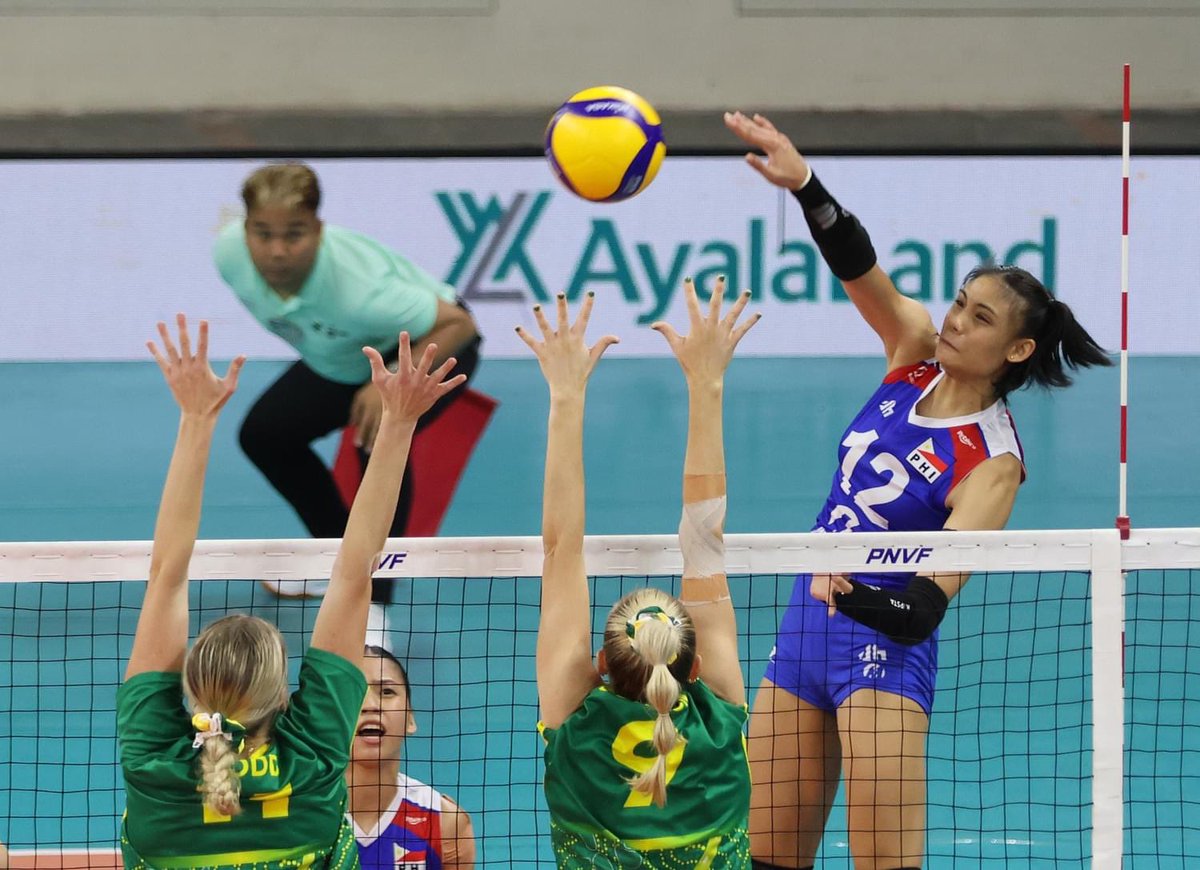 Philippines bag AVC Challenge Cup bronze with straight sets on Australia 
Read more: asianvolleyball.net/new/philippine…
#FIVB #VolleyballWorld #Volleyball #AVCChallengeCup #AVC #AVCVolley #AsianVolleyball #mikasasports_official #PNVF #StayActive #StayStrong #StayHealthy