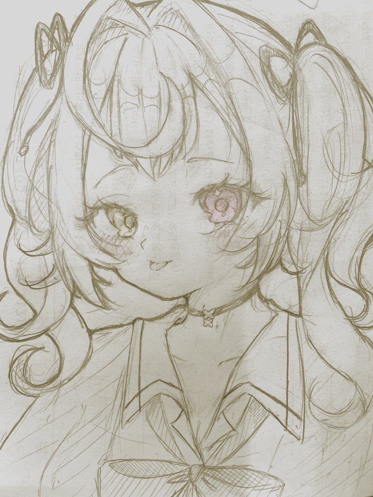 授業中の落書き
#サラ星図
#イラスト