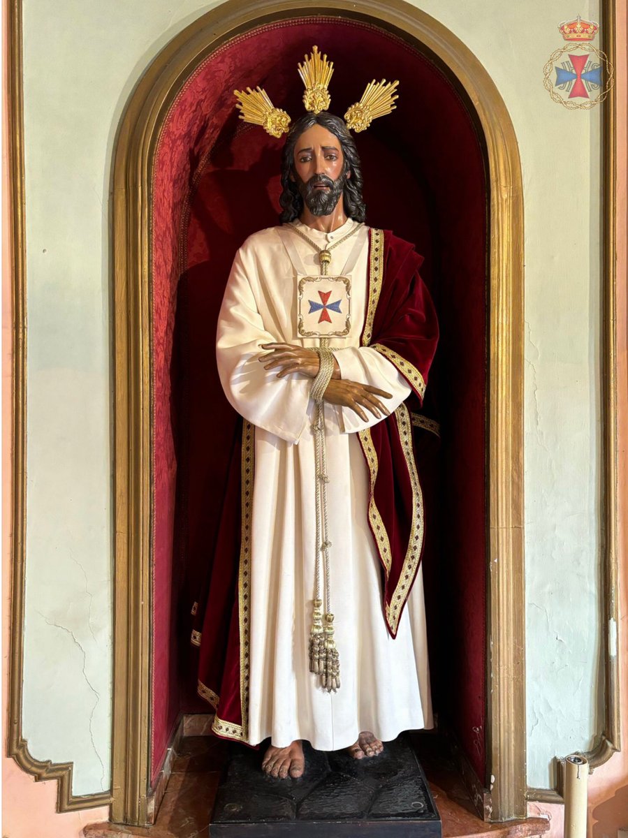 HdadRescate's tweet photo. ⚜️ 𝐂𝐨𝐫𝐩𝐮𝐬 𝐂𝐡𝐫𝐢𝐬𝐭𝐢 ⚜️
La Capilla de calle Agua ya se encuentra engalanada y nuestros Sagrados Titulares ataviados para  celebrar la Solemnidad del Corpus Christi.

#HermandadRescate | #CofradíasMLG https://t.co/IrVuERsCLK