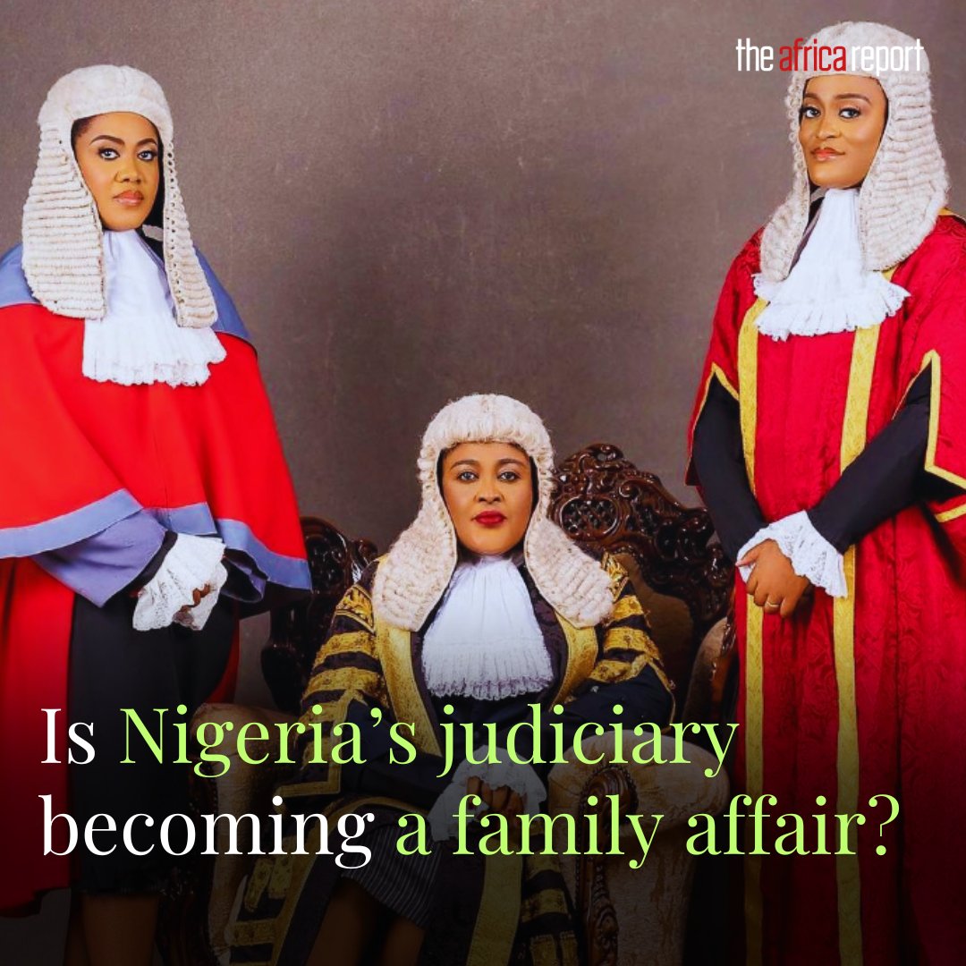Justice Olukayode Ariwoola retires soon, but his family's legacy continues with his son and daughter-in-law on the bench for 30 more years.

Justice Mary Odili [pictured], who was number two at the Supreme Court before her retirement, also has two daughters – Njideka Iheme Nwosu