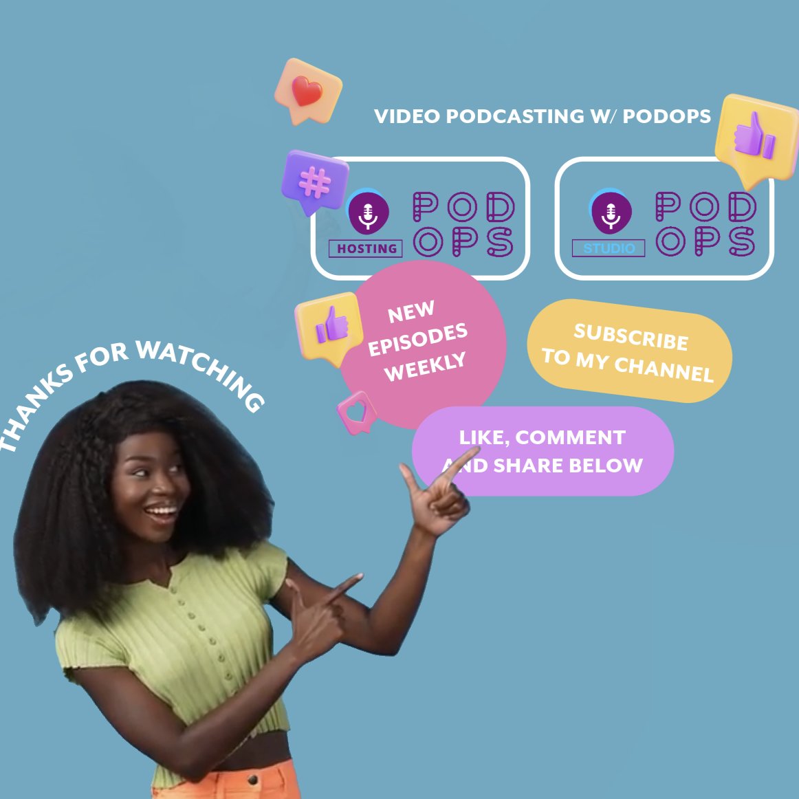 MyPodOps's tweet photo. Level up your podcast with video! PodOps Hosting makes it easy to create &amp; promote captivating video podcasts.  Get started for free &amp; join the #PicklePosse! #PodOps #VideoPodcast /https://t.co/ejCbkh6uwA https://t.co/BytXQWspGp