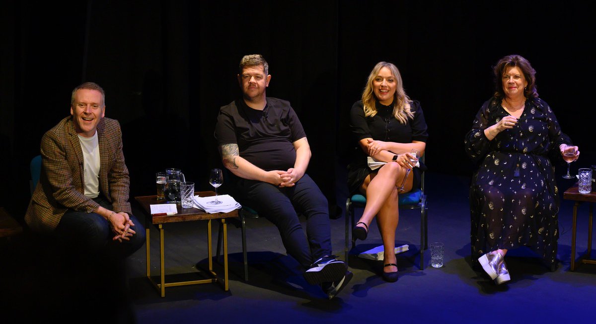 Had a great night hosting the <a href="/bbccomedy/">BBC Comedy</a> Festival’s Two Doors Down special at <a href="/TronTheatre/">TRON THEATRE</a>  last week. 

The cast read two episodes (Vegas and Anniversary) followed by our live interview session. 

Much laughter, but also tears too, as the cast shared their memories and tributes