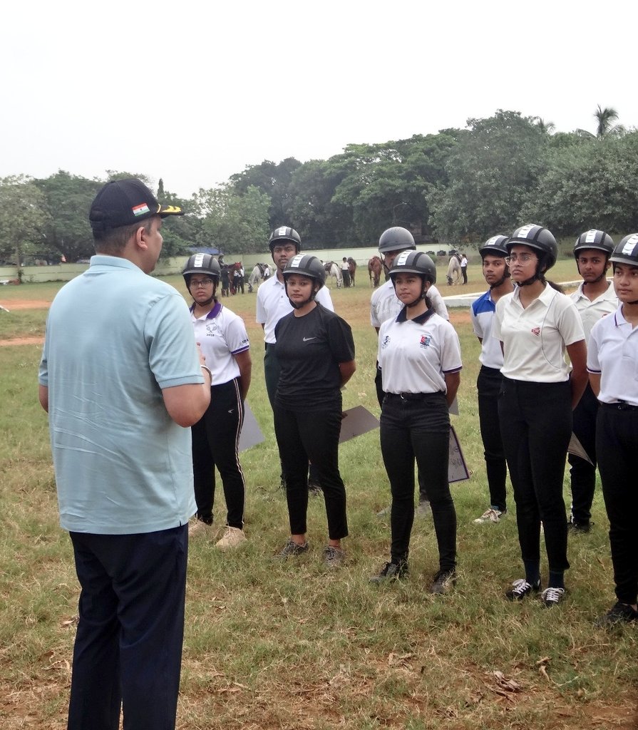 4-day Capsule course on Equestrian Sports concluded recently at NCC Ground, Bhubaneswar. Col Satyabrat Swain, Group Commander Cuttack, NCC presented certificates to the 16 participants. 

The camp was organised by DSYS in collaboration with R&V Squadron NCC, Bhubaneswar and was