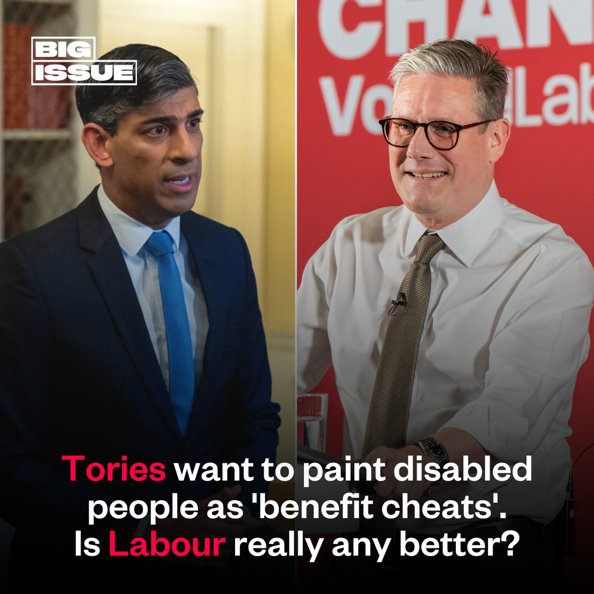 Big Issue (@bigissue) on Twitter photo There's little difference between the Tories and Labour on disability rights, argues <a href="/DisRightsUK/">Disability Rights UK</a> campaigner Mikey Erhardt.
It's why disabled people must come together to demand dignity and respect.
Read their thoughts. 👇
bigissue.com/opinion/disabl… There's little difference between the Tories and Labour on disability rights, argues <a href="/DisRightsUK/">Disability Rights UK</a> campaigner Mikey Erhardt.
It's why disabled people must come together to demand dignity and respect.
Read their thoughts. 👇
bigissue.com/opinion/disabl…