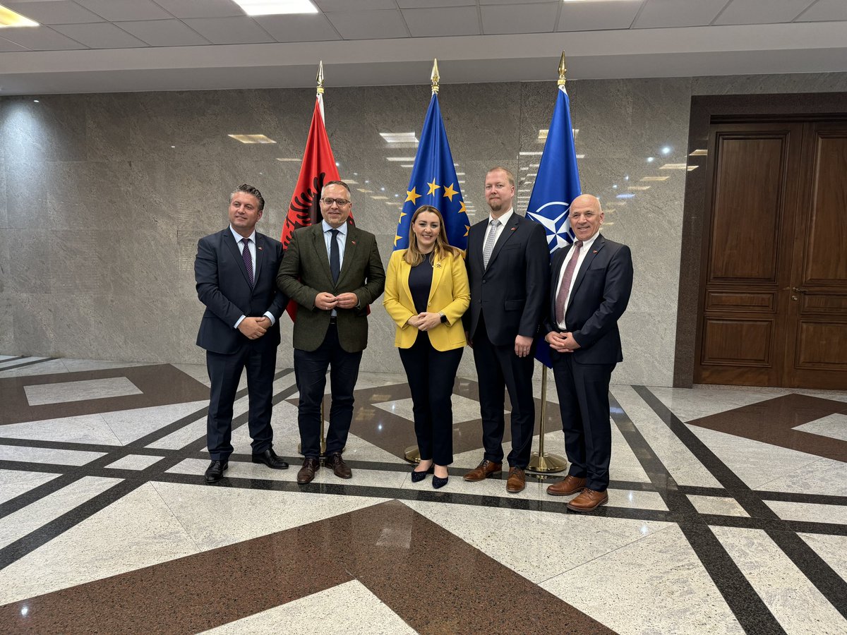 ✅With the Mayor of Bocholt, Mr. Thomas Kerkoff, and his Deputy, Mr. Björn Volmering, alongside Albanian entrepreneurs Mr. Brahim Krasniqi and Mr. Agim Rama, Vice President of the Albanian-German Association.Enhancing engagement with cultural activities to promote our country.