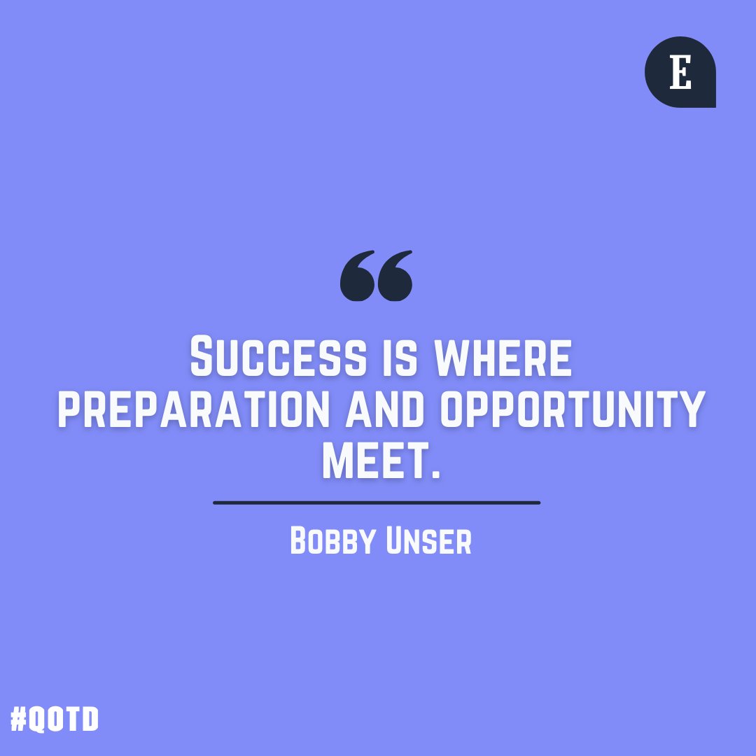 There is no success without preparation.