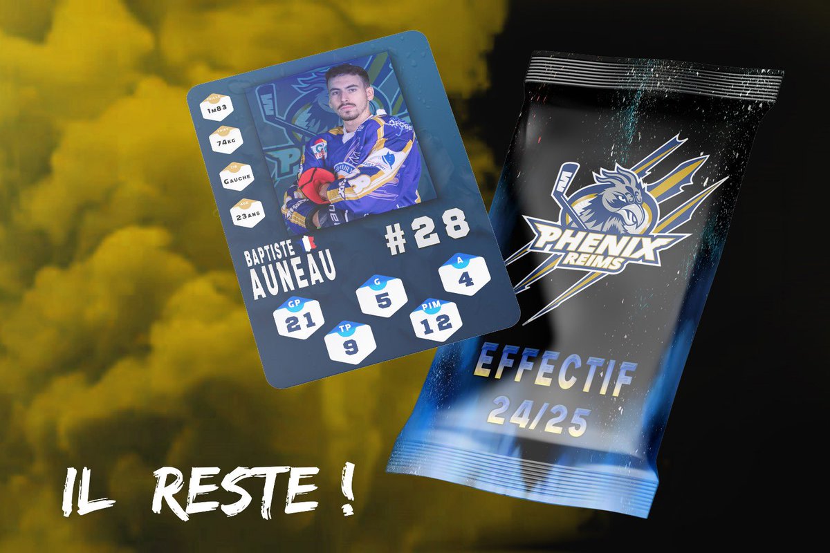 🚨↔️T R A N S F E R T S     2 0 2 4 - 2 0 2 5

Prolongation ✅🔛

Nous sommes heureux de vous annoncer que notre attaquant Baptiste Auneau, arrivé de Rennes à l’intersaison, fera à nouveau parti de l’effectif pour la prochaine saison !