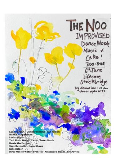 JoinMeDancing's tweet image. Come along on Thursday, 6th June. I'll be doing a wee improv.  😉