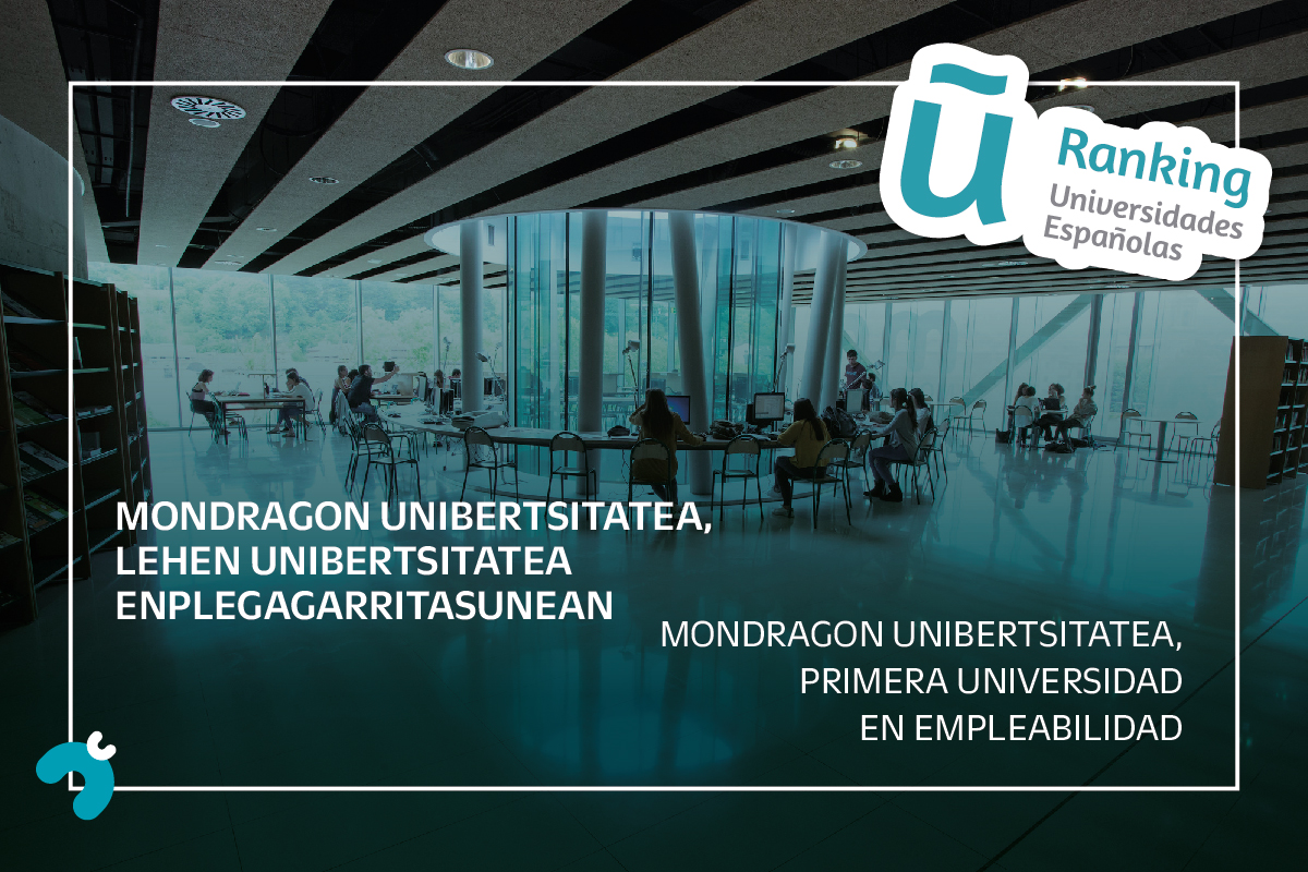 Según el ranking U-Ranking, que analiza 70 universidades públicas y privadas, Mondragon Unibertsitatea es la primera universidad del Estado en empleabilidad, con una tasa del 86,9%. ow.ly/gr4T50S01kx #empleabilidad #URanking @Huhezi @MU_gep @Enpresagintza @bculinary