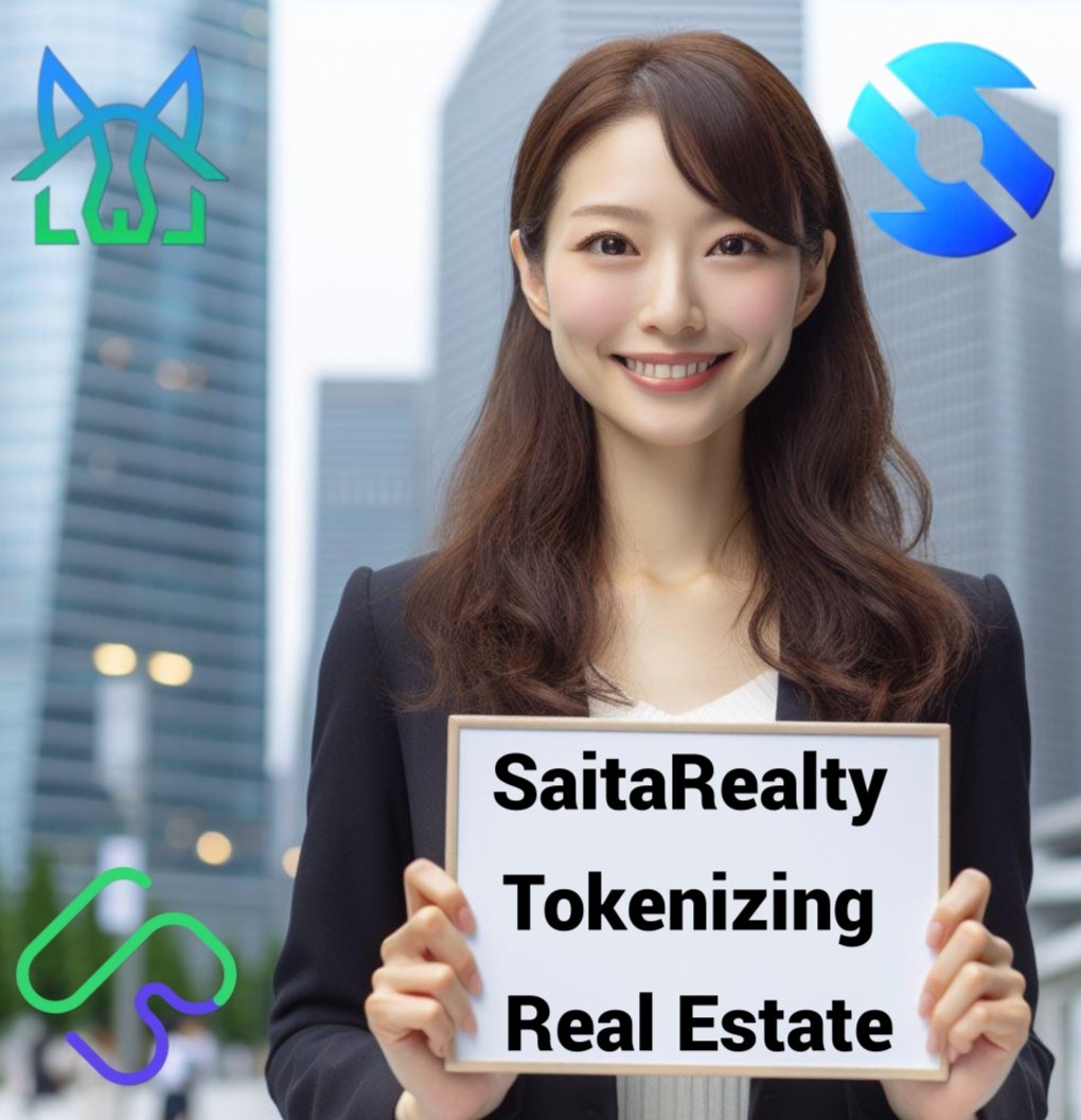 #SaitaRealty #SaitaChainCoin #SaitaPro #STC #BNB #Crypto #RWA 🔥 SaitaRealty 🏠 Tokenizing Real Estate Available from 𝗦𝗮𝗶𝘁𝗮𝗦𝘄𝗮𝗽 through the 𝗦𝗮𝗶𝘁𝗮𝗣𝗿𝗼 app and our DEX at dex.saita.pro Check out @SaitaRealty