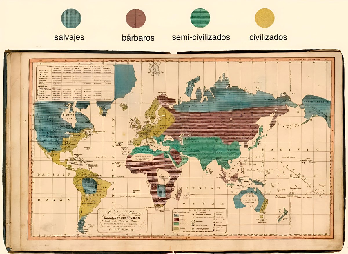 ®️QUE NO TE CUENTEN HISTORIAS.

España no dejó una Hispanoamérica atrasada y arruinada.

Dejó toda una Potencia Mundial.

Y no lo decimos nosotros.

Lo dicen y admiten los mismos Británicos en este mapa a principios del SXIX.

#Reunificacionistas 🔁 #Hispanidad #LeyendaNegra