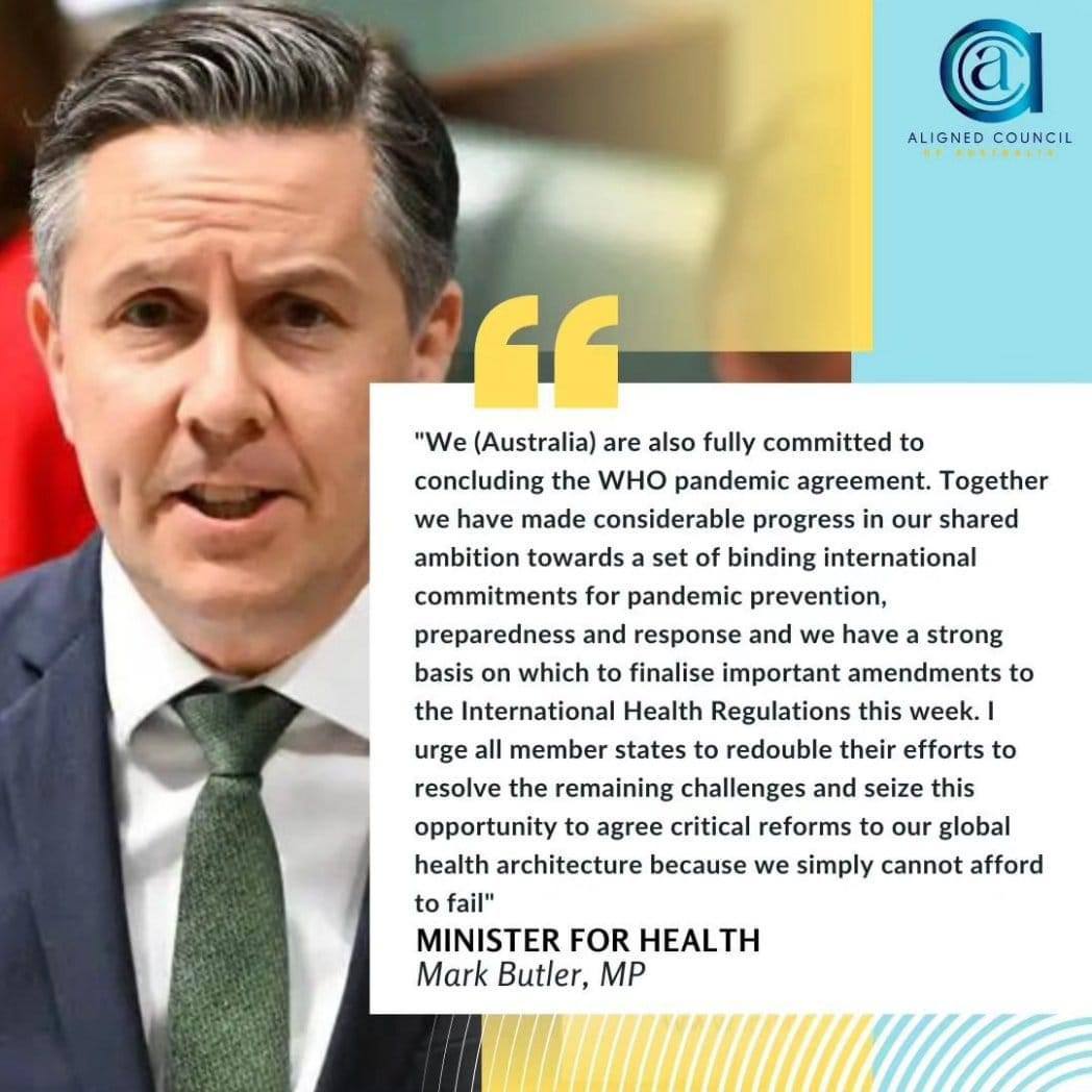 An Australian politician elected by the people for the people openly declaring his treasonous intent. Selling out the sovereignty of our nation. The globalists own the politicians. @Mark_Butler_MP