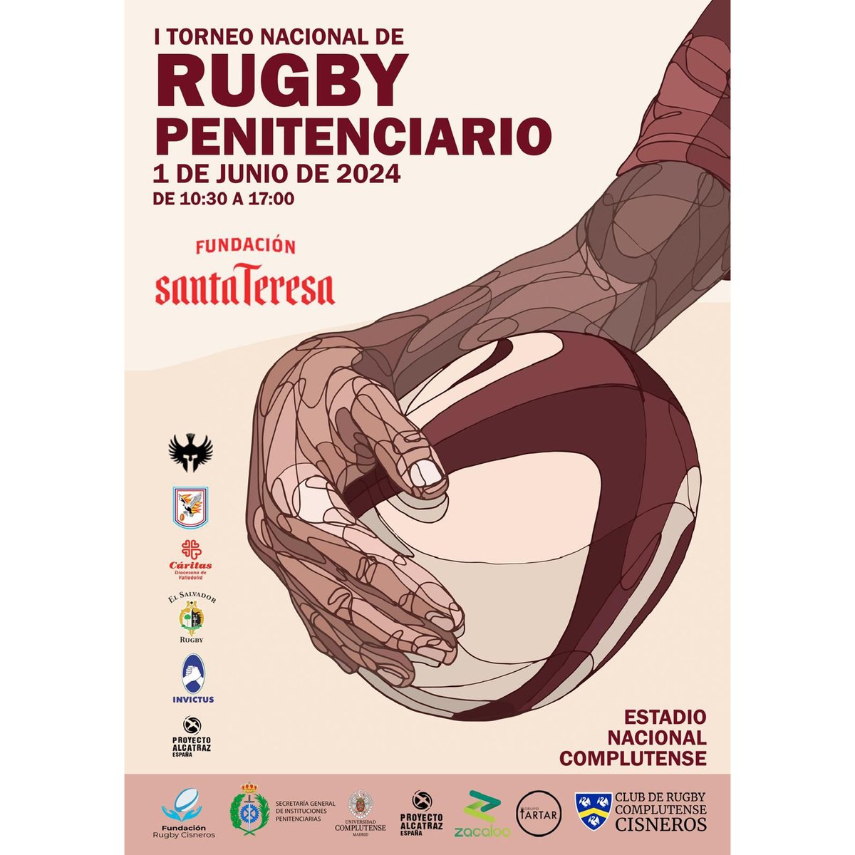 🏉 Este fin de semana nuestro proyecto #InContrariaDucet da un nuevo paso adelante con la participación de dos equipos @Chami_Rugby, ♂️ y ♀️, en el I Torneo de Rugby Penitenciario en Madrid 🙌 Estamos muy agradecidos por hacerlo posible a @cadiocva, y también por su enorme ayuda