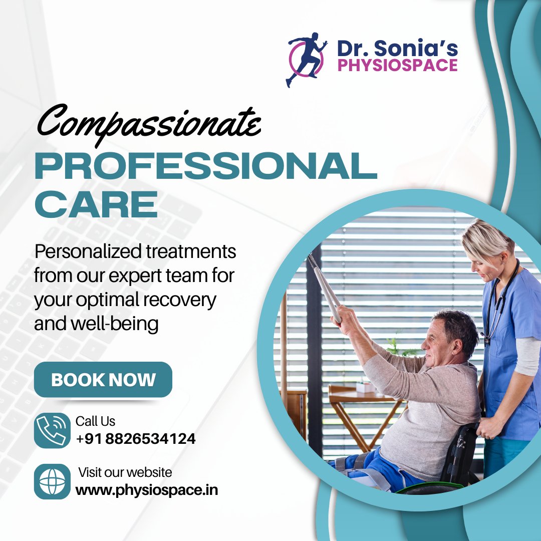 drsphysiospace's tweet photo. 🌟 Experience Compassionate Professional Care! 🌟

🏥 Dr. Sonia's Physiospace 🏥

💪 Personalized treatments from our expert team for your optimal recovery and well-being. 🌿✨

👉 Book your appointment now! 👈

📞 +91 8826534124
🌐  https://t.co/e2A6njFRCx https://t.co/OQi3YBrDd0