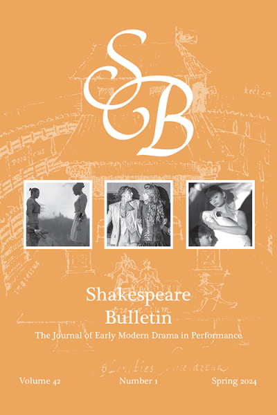 ShaxBull's tweet photo. NEW ISSUE KLAXON: SB 42.1 features articles on stagings of Shakespeare within Fallout 76; on John Lyly's use of props; and on the ASC's relationship to scholarship, as well as a wide range of performance and book reviews. Now available on Project MUSE! https://t.co/vSsPssQPTp https://t.co/LfpyQEFUno
