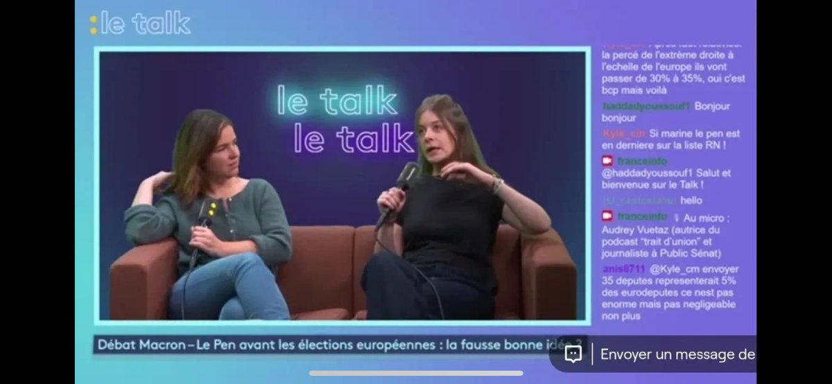 Le format était trop cool ! Avec les super @DDreuil et @clarabbauer . Et c’est dispo en replay !