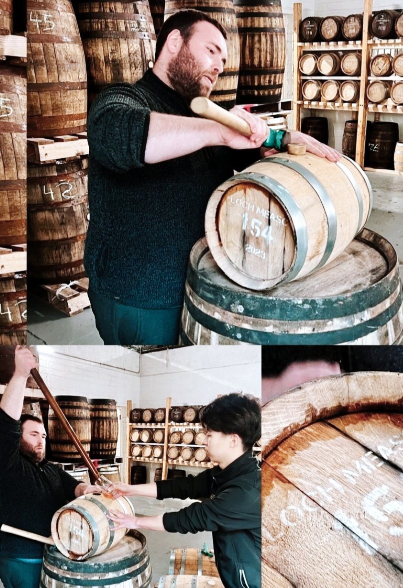 Every single cask at Lough Mask Distillery is showered with love, care and attention 100% of the time 💗 #irishwhiskey #singlemalt #potstill #wildsofmayo #lovemayo #lovewhiskey