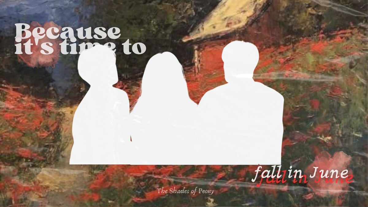ㅤ ㅤ
𝗕𝗲𝗰𝗮𝘂𝘀𝗲 𝗶𝘁'𝘀 𝘁𝗶𝗺𝗲 𝘁𝗼 𝗳𝗮𝗹𝗹 𝗶𝗻 𝗝𝘂𝗻𝗲. 
It is the month of June, the month of leaves and roses, when pleasant sights salute the eyes and pleasant scents the noses 

𓍯𓂃