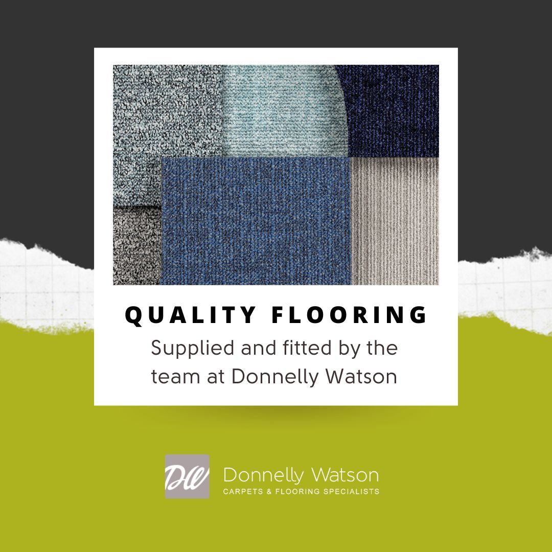 Find the right flooring for your home with our support.

Discover more and get a quote for your home ➡️ donnellywatson.co.uk

#DonnellyWatson #HomeFlooring #ChooseRight #FlooringExperts #HomeImprovement #InteriorDesign #FlooringSolutions #UpgradeYourHome #DesignIdeas