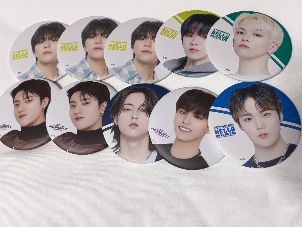 treasureヨシ缶バッジ13個